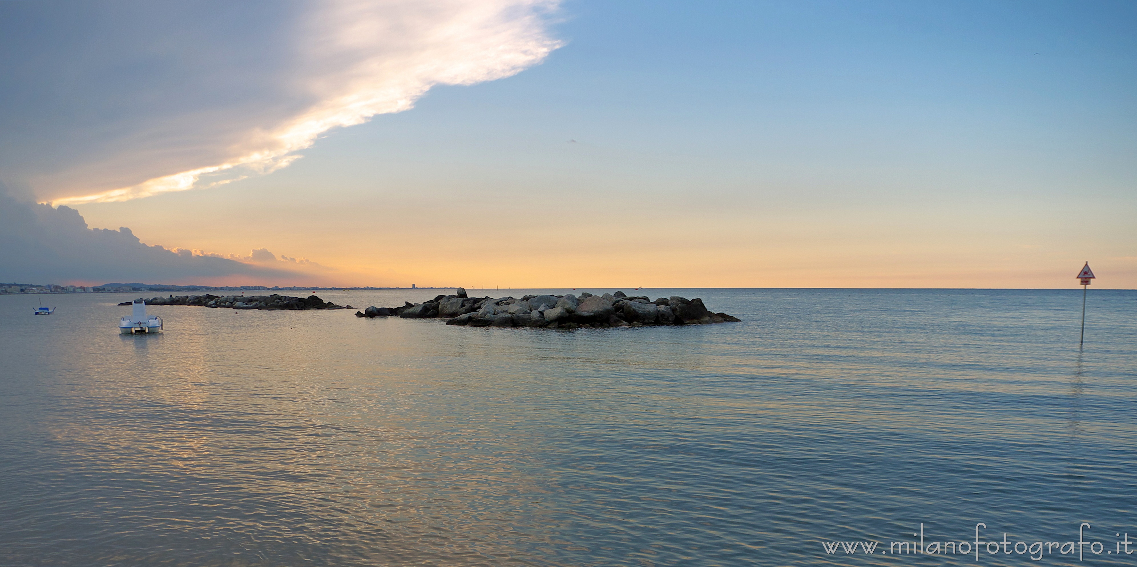 Cattolica (Rimini, Italy) - Sunset at the beginning of September